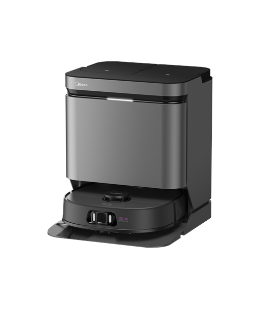 Робот-пылесос Midea V15, White, Midea, V15, Wet&Dry, 16200 Pa, Black