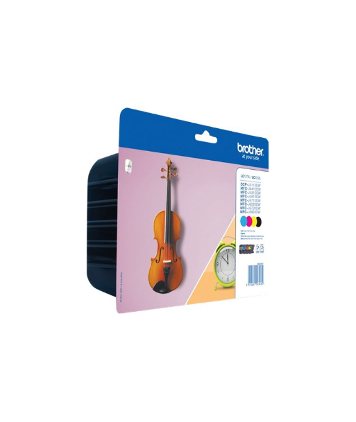 Brother LC127XLVALBP | Ink Cartridge | Black, Cyan, Magenta, Yellow