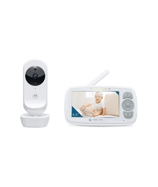 Motorola VM34 Video Baby Monitor - 4.3" Display - White Motorola VM34 Video Baby Monitor - 4.3" Display - White