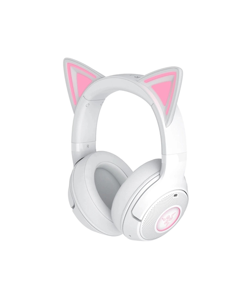 Наушники Razer, Kraken Kitty V2 BT, Bluetooth, Over-ear, Microphone, Noise canceling, Wireless, White