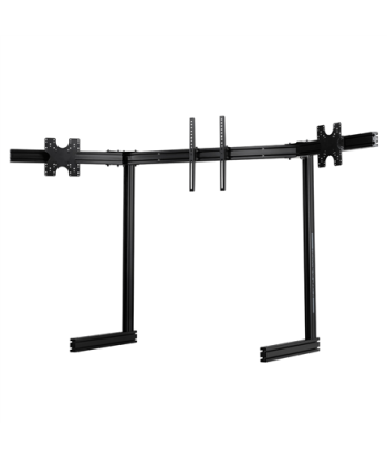 Next Level Racing Floor stand, ELITE Free Standing Triple Monitor Stand, Fully adjustable and customizable, 21-43", Black