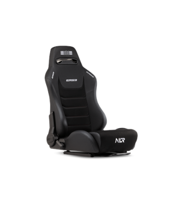 Next Level Racing, Premium PU Leather, Reclining Seat, ERS3 Elite PU Leather & Suede Edition, Black