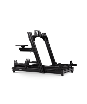 Next Level Racing, Aluminum, Racing Simulator Cockpit, GTElite Front and Side Mount Edition, Black