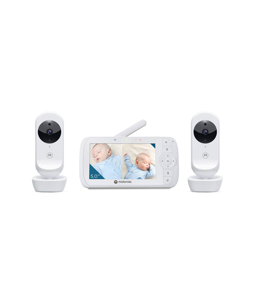 Видеоняня с двумя камерами Motorola VM35-2 5.0" White Видеоняня с двумя камерами Motorola VM35-2 5.0" White