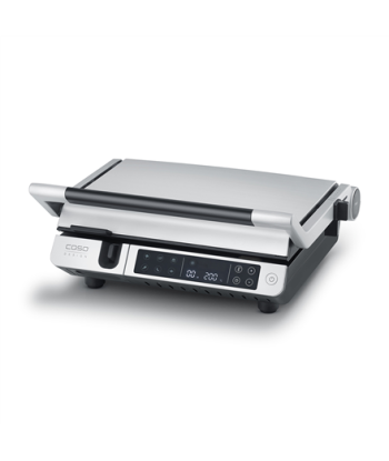 Caso Double Contact Grill with Thermocontrol, SteakMaster Pro, Contact grill, 2000 W, Stainless Steel/Black