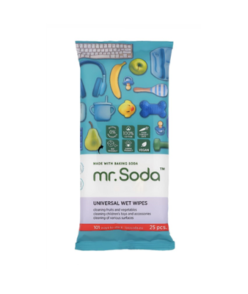 Soda | Wet Wipes Universal, 25 pcs | mr. Soda