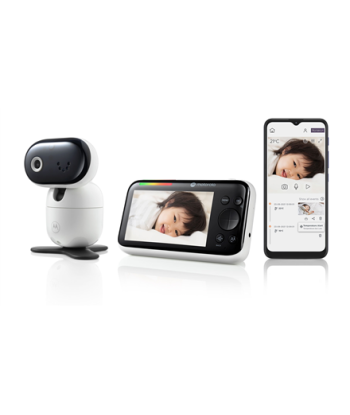 Видеоняня Motorola PIP1610 HD CONNECT 5.0" Wi-Fi HD, White/Black