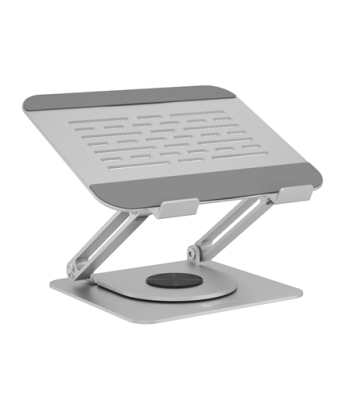 Raidsonic Laptop stands IB-NH300-R, Ergonomic positioning, Rotatable design, 17", Silver
