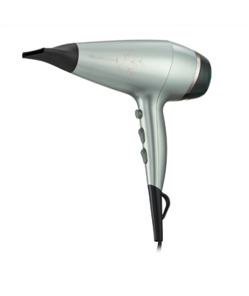 Föön Remington, AC5860 Botanicals, 2300 W, Number of temperature settings 3, Ionic function, Diffuser nozzle, Silver
