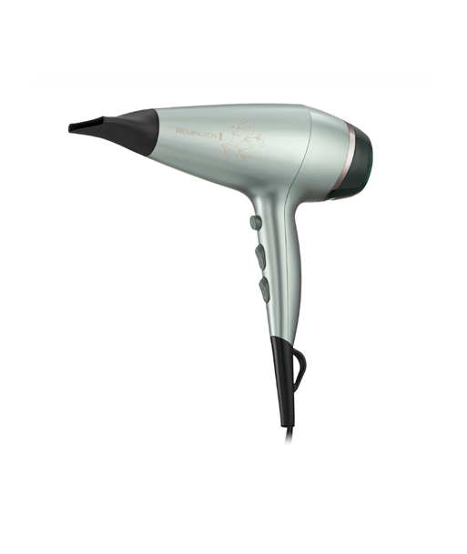 Фен Remington, AC5860 Botanicals, 2300 W, Number of temperature settings 3, Ionic function, Diffuser nozzle, Silver