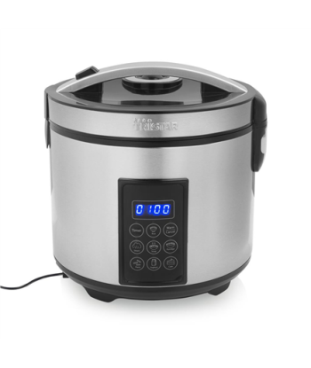 Tristar Digital Rice and Steam Cooker, RK-6138, 900 W, 2.2 L, Number of programs 7, Grey