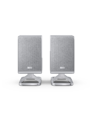 Sharp, 2.0.2 Wireless Rear Surround Speakers, HT-SPR52021(SL), 200 W, Silver, Wireless connection