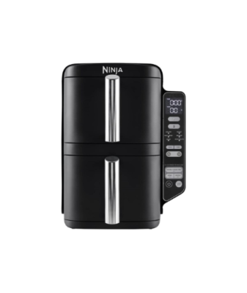 Аэрофритюрница NINJA Double Stack Vertical with 2 Stacking Drawers, SL300EU, Power 2470 W, Capacity 7.6 L, Black