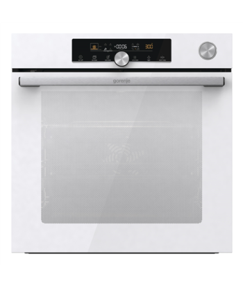 Ahi Gorenje, BPSA6747A08WG, 77 L, Electric, AquaClean, Mechanical control, Steam function, Height 59.5 cm, Width 59.5 cm, White