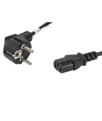 Lanberg | CEE 7/7 to IEC 320 C13 Power Cord | CA-C13C-10CC-0018-BK