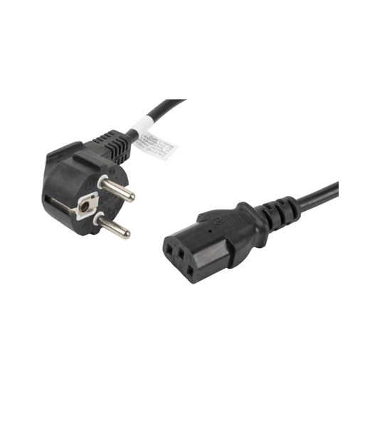 Lanberg | CEE 7/7 to IEC 320 C13 Power Cord | CA-C13C-11CC-0018-BK