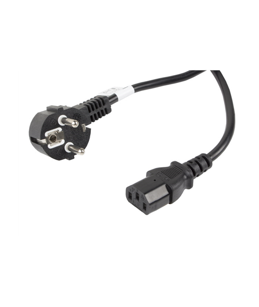 Lanberg | CEE 7/7 to IEC 320 C13 Power Cord | CA-C13C-11CC-0100-BK