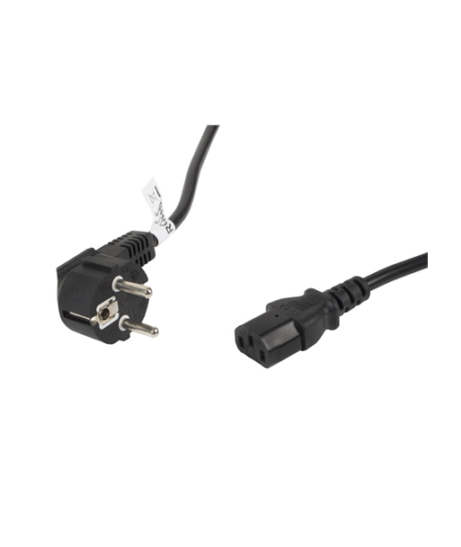 Lanberg | CEE 7/7 to IEC 320 C13 Power Cord | CA-C13C-11CC-0050-BK