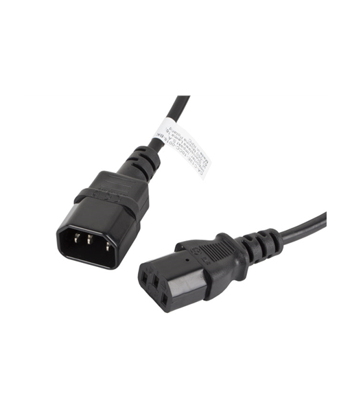 Lanberg | IEC 320 C13 to C14 Cable | CA-C13E-10CC-0018-BK Lanberg | IEC 320 C13 to C14 Cable | CA-C13E-10CC-0018-BK
