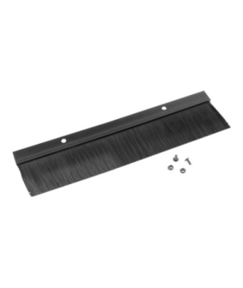 Lanberg 19" cable entry brush panel | AK-1102-B | Black