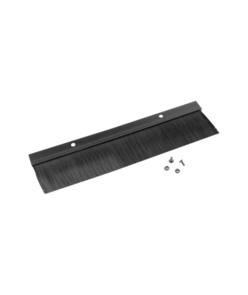 Lanberg 19" cable entry brush panel | AK-1102-B | Black