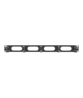 Lanberg 19" cable management panel 5 rings - type B 1U | AK-1205-B | Black