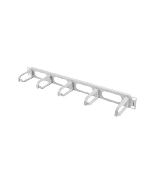 Lanberg 19" cable management panel 5 rings - type B 1U | AK-1205-S | Grey