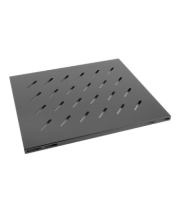 Lanberg 19" fixed shelf 1U/465x515mm, max load capacity up to 120kg | AK-1003-B | Black