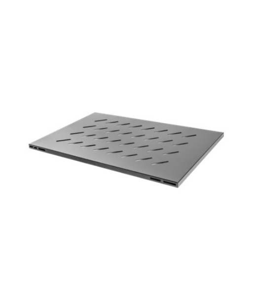 Lanberg 19" fixed shelf 1U/465x715mm, max load capacity up to 120kg | AK-1009-B | Black