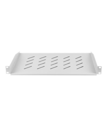 Lanberg 19" fixed shelf 1U/483x315mm, max load capacity up to 25kg | AK-1008-S | Grey