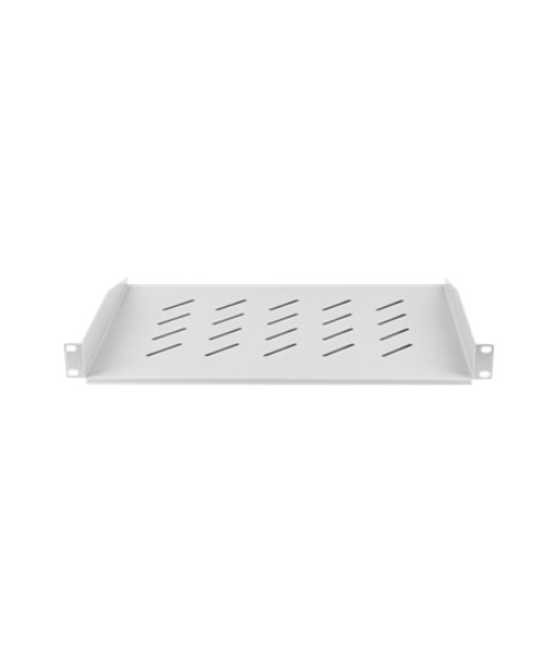 Lanberg 19" fixed shelf 1U/483x315mm, max load capacity up to 25kg | AK-1008-S | Grey
