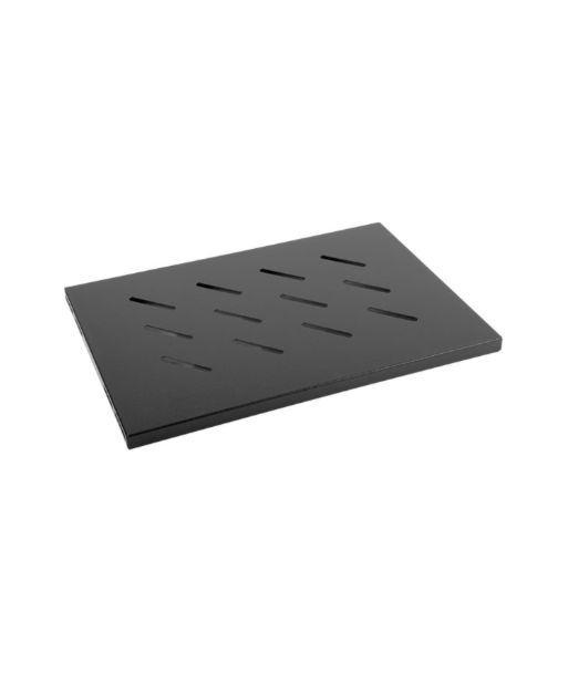 Lanberg 19" fixed shelf 1U/486x270mm, max load capacity up to 120kg | AK-1001-B | Black