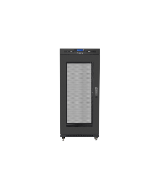 Lanberg Rack cabinet 19" free-standing 15U/800x1000 (flat pack) with mesh door lCD V2, black | Lanberg Lanberg Rack cabinet 19" free-standing 15U/800x1000 (flat pack) with mesh door lCD V2, black | Lanberg