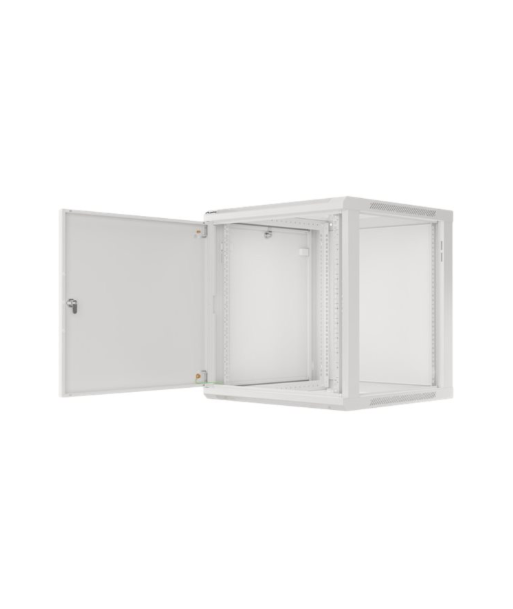 Lanberg Rack cabinet 19" wall-mount 12U/600x600 for self-assembly with metal door (flat pack), grey | Lanberg