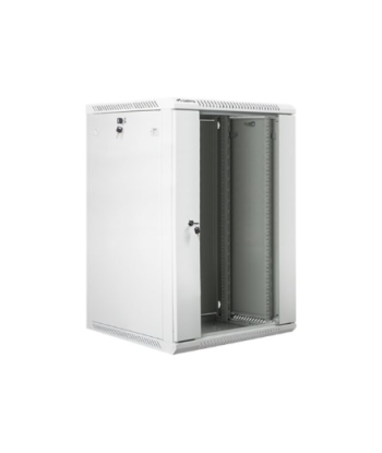 Lanberg Rack cabinet 19" wall-mount 18U/600x600 (flat pack) V2, grey | Lanberg