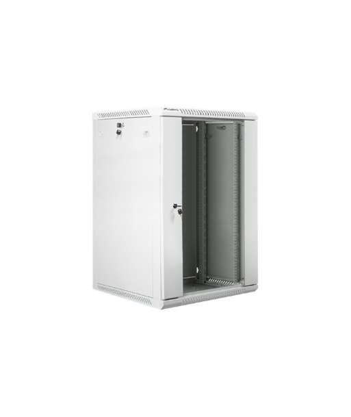 Lanberg Rack cabinet 19" wall-mount 18U/600x600 (flat pack) V2, grey | Lanberg Lanberg Rack cabinet 19" wall-mount 18U/600x600 (flat pack) V2, grey | Lanberg