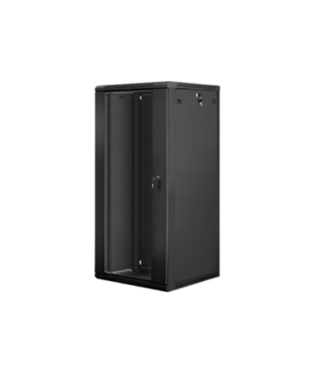 Lanberg Rack cabinet 19" wall-mount 27U/600x600 (flat pack) V2, black | Lanberg