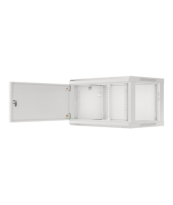 Lanberg Rack cabinet 19" wall-mount 6U/600x450 for self-assembly with metal door (flat pack), grey | Lanberg