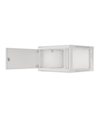 Lanberg Rack cabinet 19" wall-mount 6U/600x600 for self-assembly with metal door (flat pack), grey | Lanberg