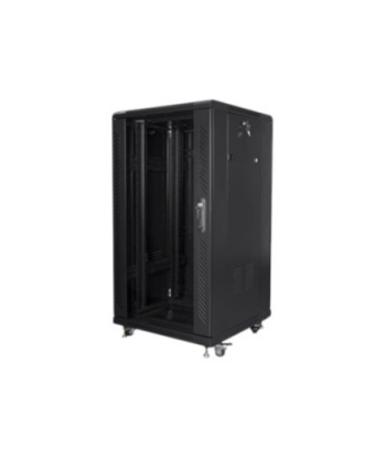 Lanberg Rack cabinet 19" free-standing 22U/600x600 (flat pack), black | Lanberg