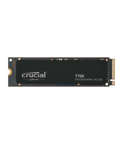SSD CRUCIAL T700 2TB M.2 PCIe Gen5 NVMe TLC Write speed 11800 MBytes/sec Read speed 12400 MBytes/sec TBW 1200 TB CT2000T700SSD3 SSD CRUCIAL T700 2TB M.2 PCIe Gen5 NVMe TLC Write speed 11800 MBytes/sec Read speed 12400 MBytes/sec TBW 1200 TB CT2000T700SSD3
