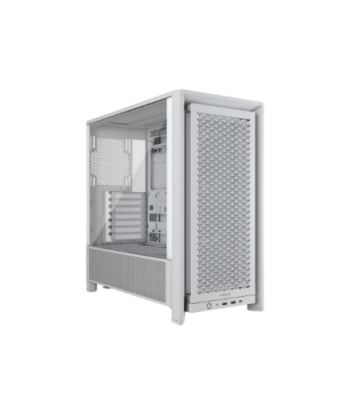 Corsair PC Case, Frame 4000D RS Modular, White, Mid-Tower, Power supply included No