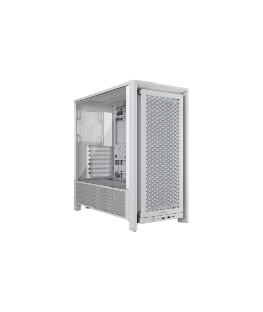 Corsair PC Case, Frame 4000D RS Modular, White, Mid-Tower, Power supply included No Corsair PC Case, Frame 4000D RS Modular, White, Mid-Tower, Power supply included No