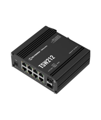 Teltonika Switch, 8 ports, TSW212, L2 managed, Wall-mountable, SFP ports quantity 2