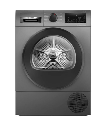 Kuivati Bosch with Heat Pump, WQG245DXSN, Energy efficiency class A+++, Front loading, 9 kg, Condensation, LCD, Depth 61.3 cm