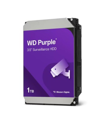 HDD WESTERN DIGITAL Purple 1TB SATA 3.0 64 MB 5400 rpm 3,5" WD10PURZ