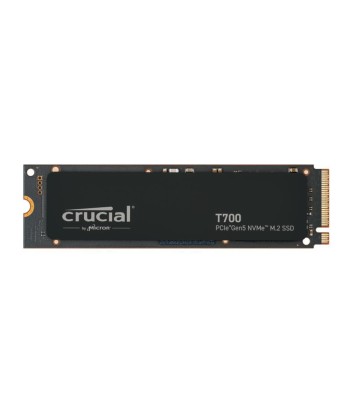 SSD CRUCIAL T700 1TB M.2 PCIe Gen5 NVMe TLC Write speed 9500 MBytes/sec Read speed 11700 MBytes/sec TBW 600 TB CT1000T700SSD3