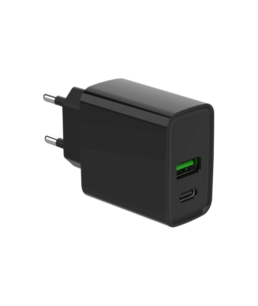 Gembird 2-port 20W USB Fast Charger | TA-UC-PDQC20-01-BK Gembird 2-port 20W USB Fast Charger | TA-UC-PDQC20-01-BK