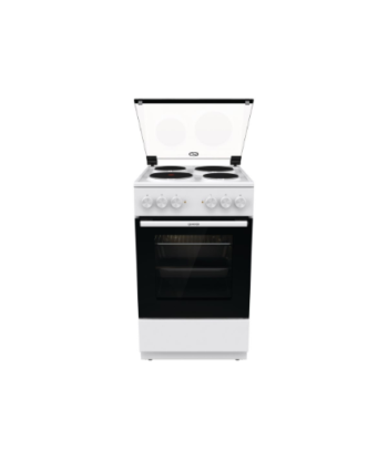 Плита Gorenje, GE5A21WH, Hob type Electric, Oven type Electric, White, Width 50 cm, Grilling, Depth 59.4 cm, 68 L