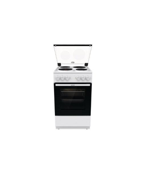 Плита Gorenje, GE5A21WH, Hob type Electric, Oven type Electric, White, Width 50 cm, Grilling, Depth 59.4 cm, 68 L Плита Gorenje, GE5A21WH, Hob type Electric, Oven type Electric, White, Width 50 cm, Grilling, Depth 59.4 cm, 68 L